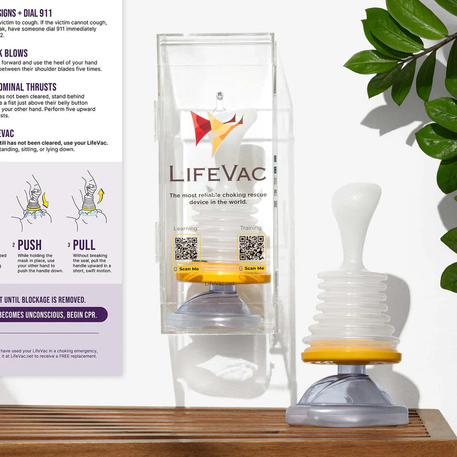 LifeVac® Clear Wall Mounted Case