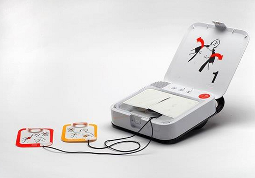 Physio-Control CR2 Automated External Defibrillator (USB) (English) (Handle)